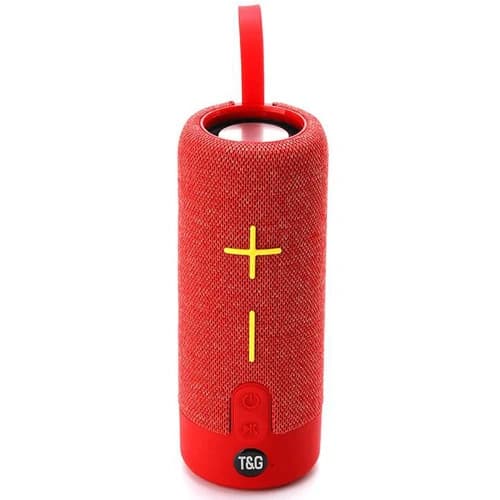 Bluetooth-колонка TG619C з RGB ПІДСВІЧУВАННЯМ, speakerphone, радіо, red — фото 2