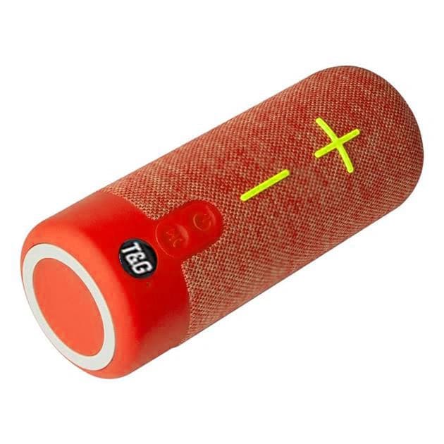 Bluetooth-колонка TG619C з RGB ПІДСВІЧУВАННЯМ, speakerphone, радіо, red — фото 4