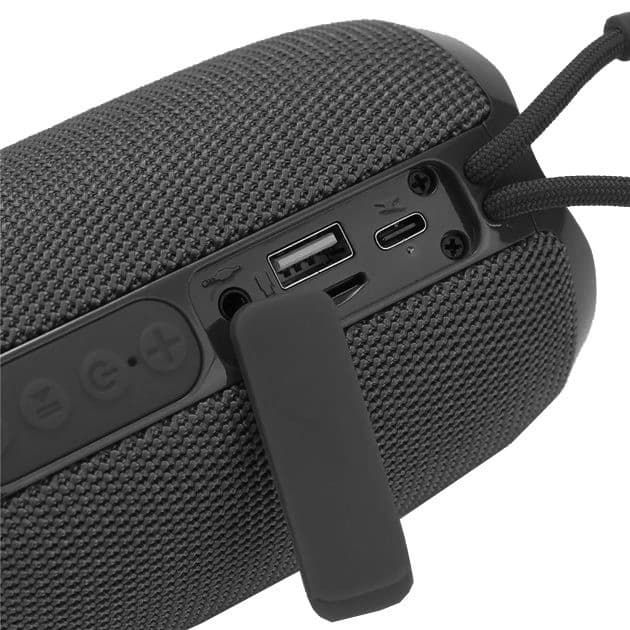 Bluetooth-колонка TG653 з RGB ПІДСВІЧУВАННЯМ, speakerphone, радіо, black — фото 2