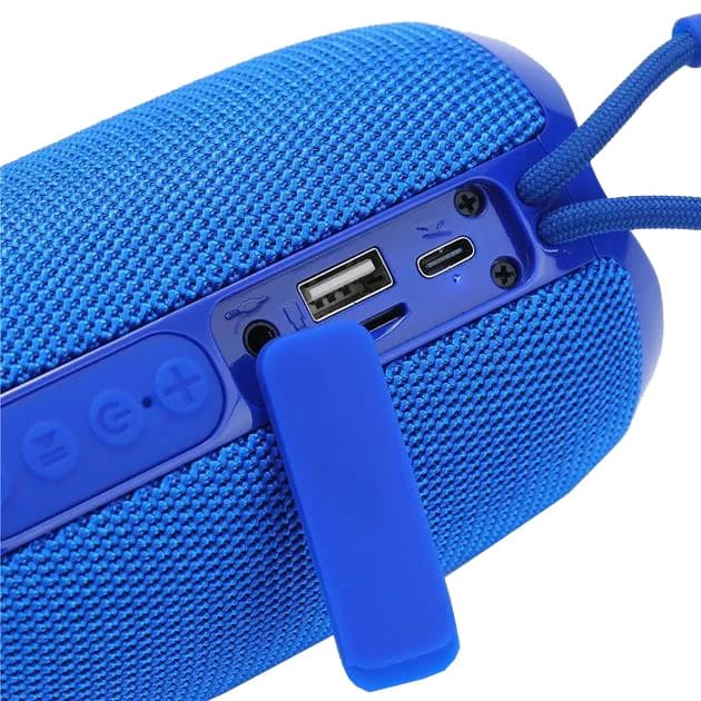 Bluetooth-колонка TG653 з RGB ПІДСВІЧУВАННЯМ, speakerphone, радіо, blue — фото 4