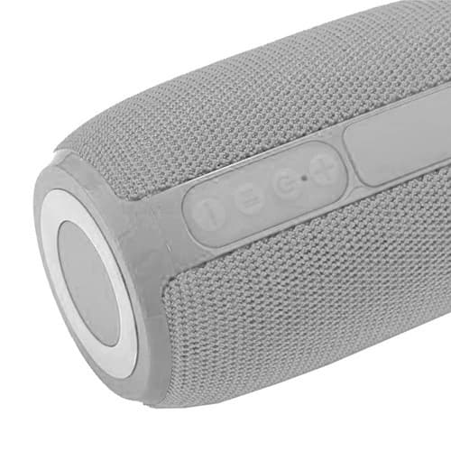 Bluetooth-колонка TG653 з RGB ПІДСВІЧУВАННЯМ, speakerphone, радіо, grey — фото 2