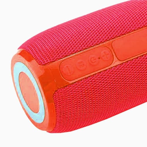 Bluetooth-колонка TG653 з RGB ПІДСВІЧУВАННЯМ, speakerphone, радіо, red — фото 3