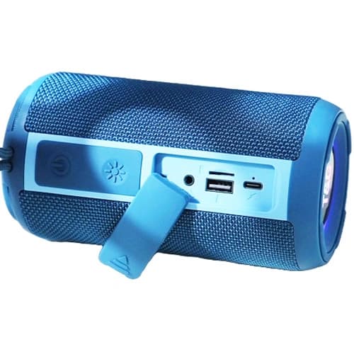 Bluetooth-колонка TG656 з RGB ПІДСВІЧУВАННЯМ, speakerphone, радіо, blue — фото 5