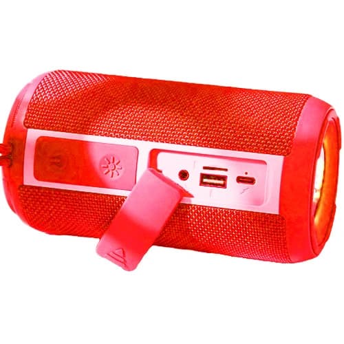 Bluetooth-колонка TG656 з RGB ПІДСВІЧУВАННЯМ, speakerphone, радіо, red — фото 5
