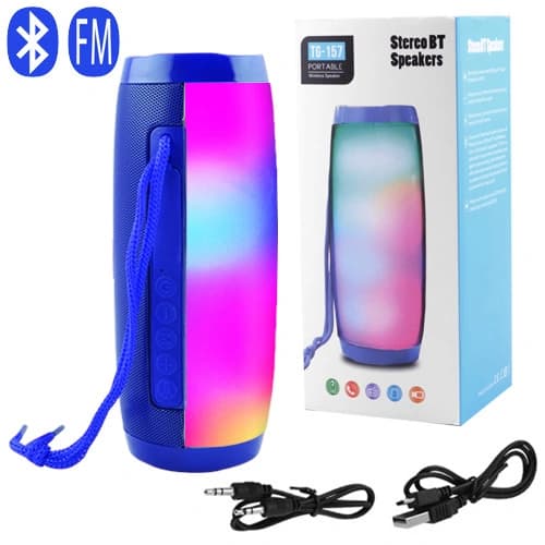 Bluetooth-колонка TG157, speakerphone, радіо, blue — фото 1