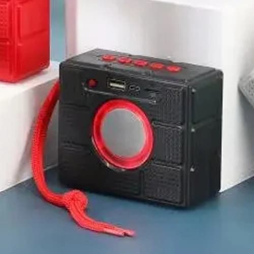 Bluetooth-колонка TG311 з RGB ПІДСВІЧУВАННЯМ, speakerphone, радіо, black — фото 2