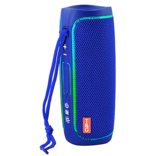 Bluetooth-колонка TG288 з RGB ПІДСВІЧУВАННЯМ, speakerphone, радіо, blue — фото 4