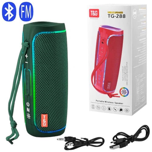 Bluetooth-колонка TG288 з RGB ПІДСВІЧУВАННЯМ