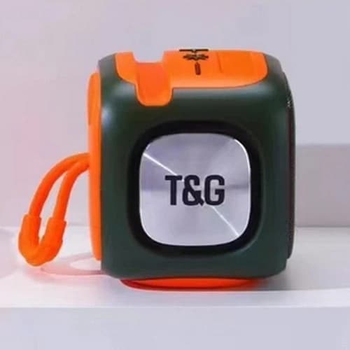 Bluetooth-колонка TG359 з RGB ПІДСВІЧУВАННЯМ, speakerphone, радіо, green — фото 3