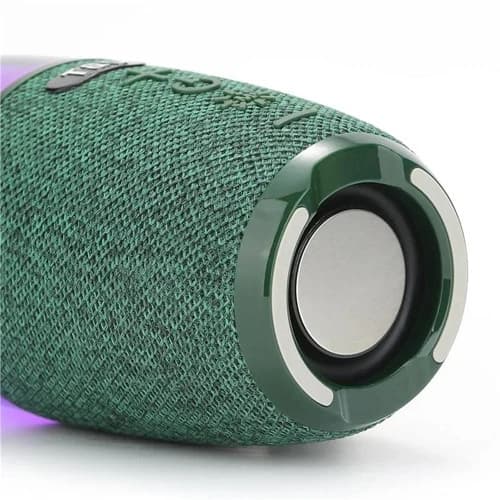 Bluetooth-колонка TG644 з RGB ПІДСВІЧУВАННЯМ, speakerphone, радіо, green — фото 2
