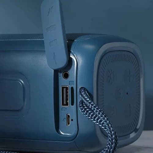 Bluetooth-колонка TG333 з RGB ПІДСВІЧУВАННЯМ, speakerphone, радіо, blue — фото 4
