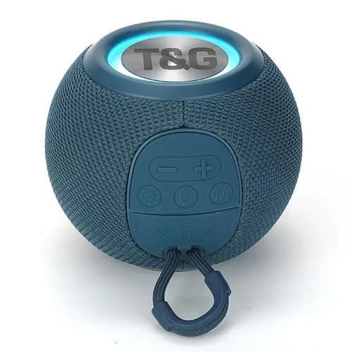 Bluetooth-колонка TG337 з RGB ПІДСВІЧУВАННЯМ, speakerphone, радіо, blue — фото 2