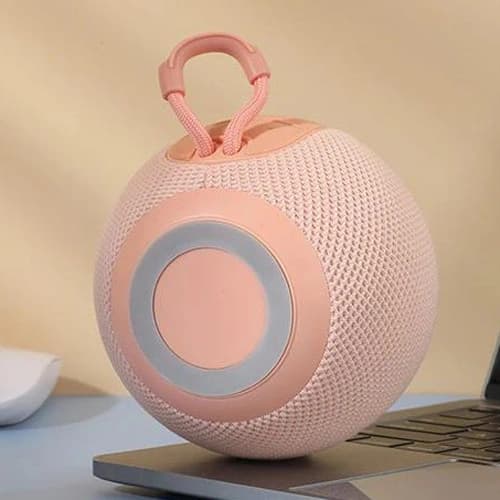 Bluetooth-колонка TG337 з RGB ПІДСВІЧУВАННЯМ, speakerphone, радіо, pink — фото 4