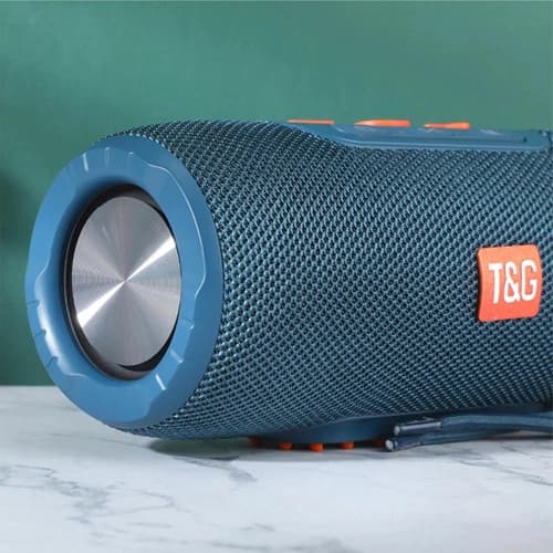 Bluetooth-колонка TG341, з функцією speakerphone, радіо, blue — фото 2