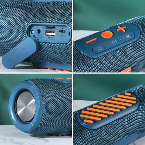 Bluetooth-колонка TG341, з функцією speakerphone, радіо, blue — фото 4
