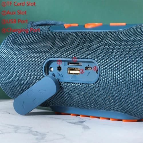 Bluetooth-колонка TG341, з функцією speakerphone, радіо, blue — фото 5