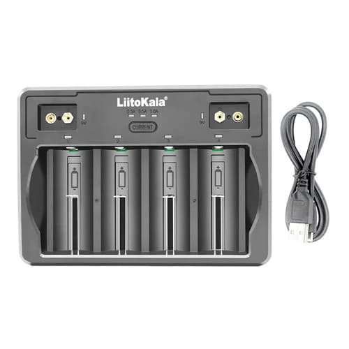 Зарядний пристрій LiitoKala Lii-D4, 4x26650/ 18650/ 21700/ 18500/ 26700/ 16340/ 22650/ AA/ AAA/ AA — фото 5
