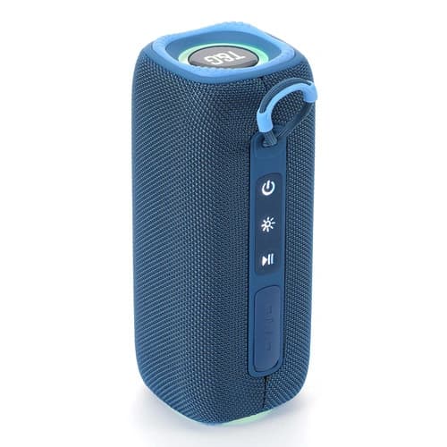 Bluetooth-колонка TG654 з RGB ПІДСВІЧУВАННЯМ, speakerphone, радіо, blue — фото 2