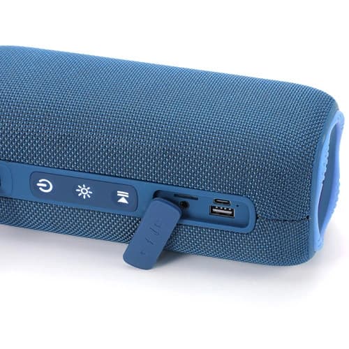 Bluetooth-колонка TG654 з RGB ПІДСВІЧУВАННЯМ, speakerphone, радіо, blue — фото 3