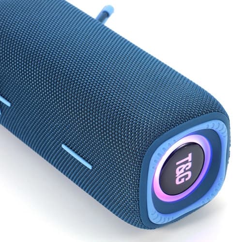 Bluetooth-колонка TG654 з RGB ПІДСВІЧУВАННЯМ, speakerphone, радіо, blue — фото 4