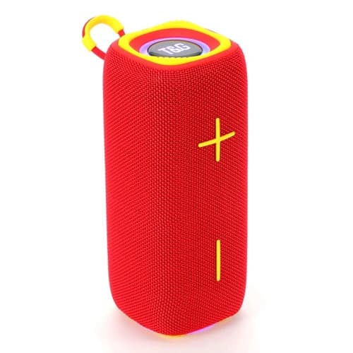 Bluetooth-колонка TG654 з RGB ПІДСВІЧУВАННЯМ, speakerphone, радіо, red