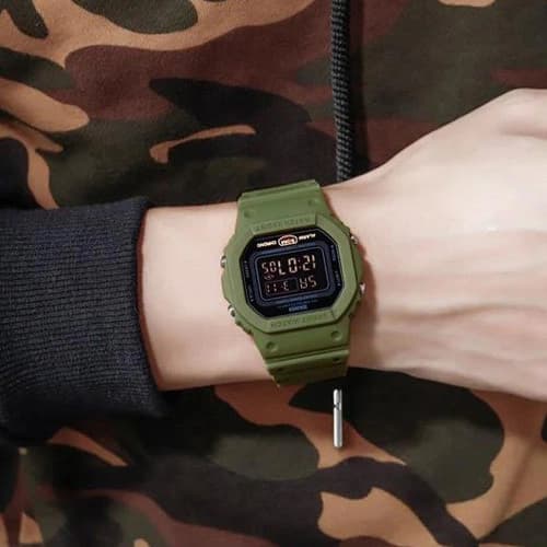 Годинники наручні 1628AGBK SKMEI, ARMY GREEN-BLACK — фото 4