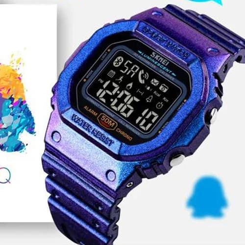 Годинники наручні 1629GTPL SKMEI, GRADIENT PURPLE, Smart Watch — фото 1