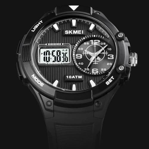 Годинники наручні 1761BKWT SKMEI, BLACK/WHITE — фото 10