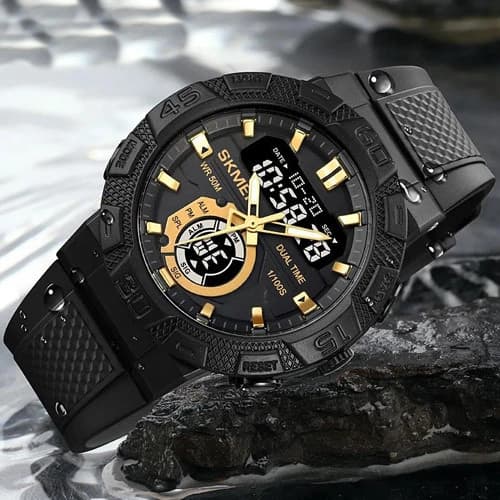 Годинники наручні 1881GDBK SKMEI, GOLD-BLACK — фото 3
