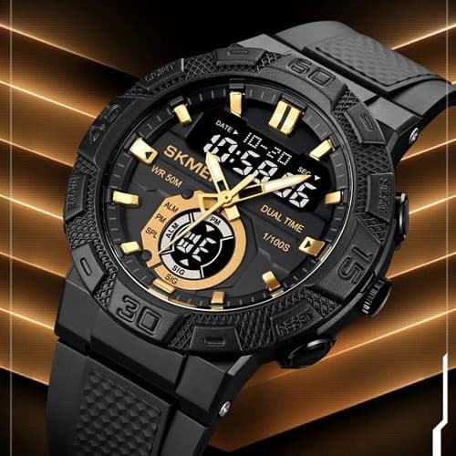 Годинники наручні 1881GDBK SKMEI, GOLD-BLACK — фото 4