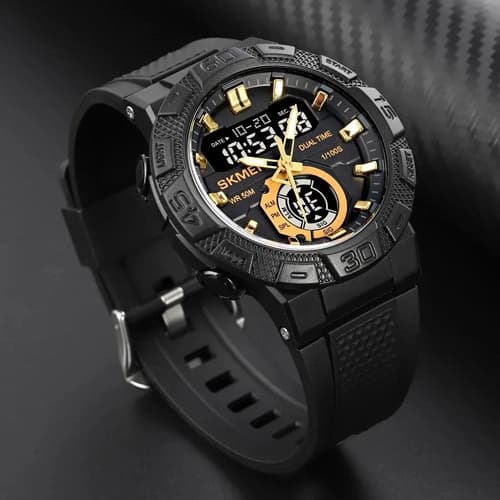 Годинники наручні 1881GDBK SKMEI, GOLD-BLACK — фото 6