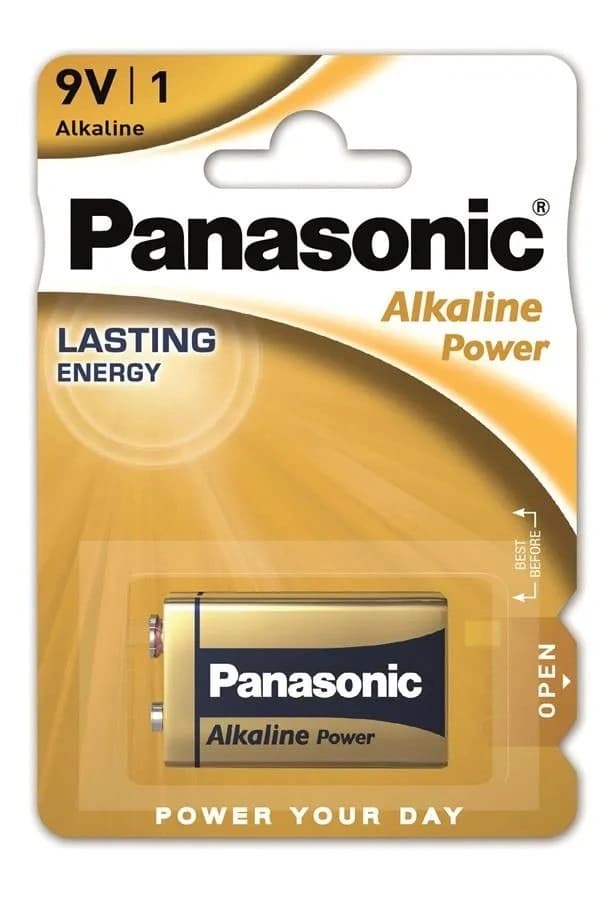 Батарейка крона Panasonic 9V/6LR61 (крона) /B1/P18/P90
