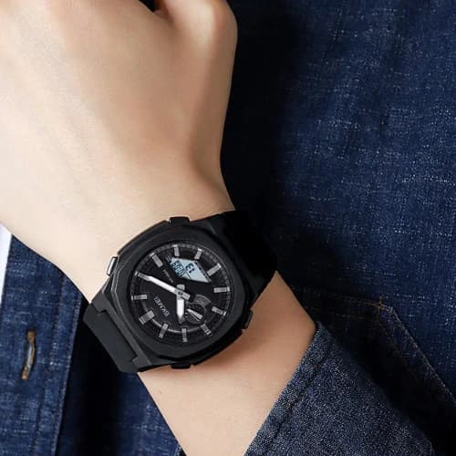 Годинники наручні 2091BKGYWT SKMEI, BLACK/GREY-WHITE — фото 3