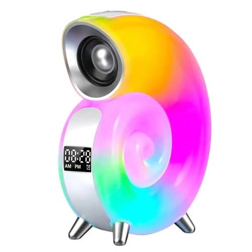 Light Sound Machine N70, RGB нічник, годинник, Bluetooth колонка — фото 2