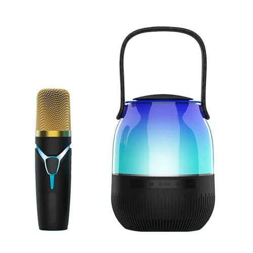 Bluetooth-колонка з RGB підсвічуванням XM-A68, мікрофон — фото 4