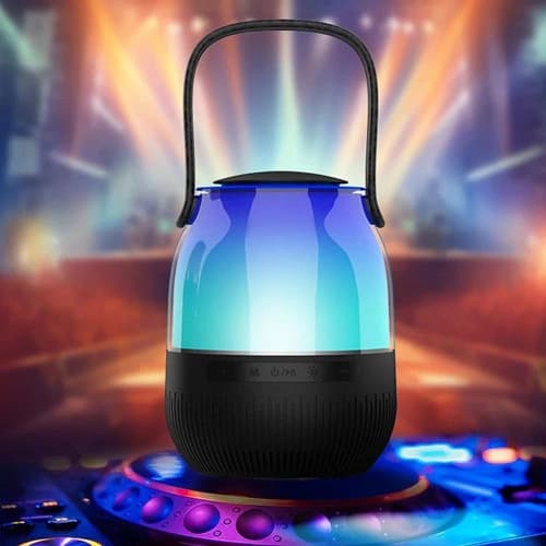 Bluetooth-колонка з RGB підсвічуванням XM-A68, мікрофон — фото 7