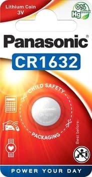 Батарейка літієва 3V Panasonic CR1632 /B1/P12