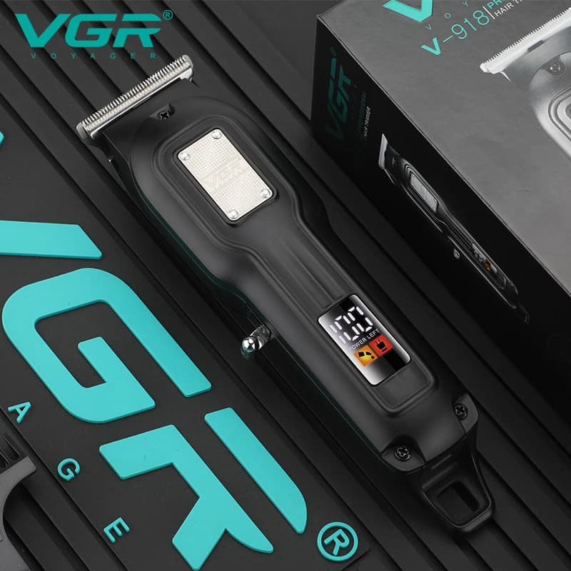 Тример VGR V-918, 3 насадки, LED display — фото 4