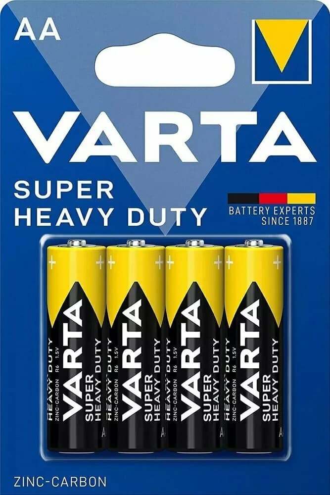 Батарейка сольова Varta R6 Super Heavy Duty /B4/P12/K60