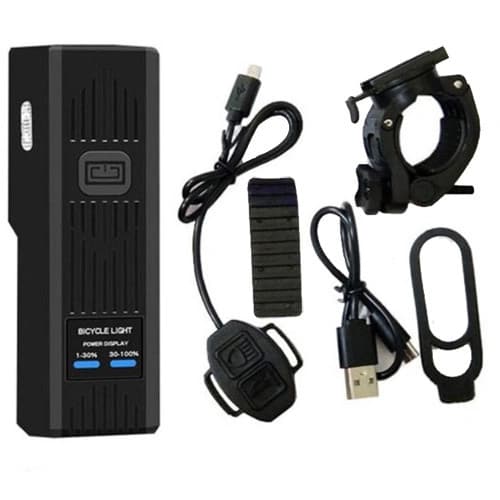 Велоліхтар із сигналом MT-007-T6, 450LM, Li-Ion акум. (2200mAh), кнопка винесення, Waterproof, ЗП Type-C — фото 4