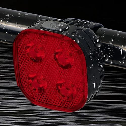 Велоліхтар FY-328-4LED, waterproof, Li-Ion акумулятор, ЗП Type-C — фото 4