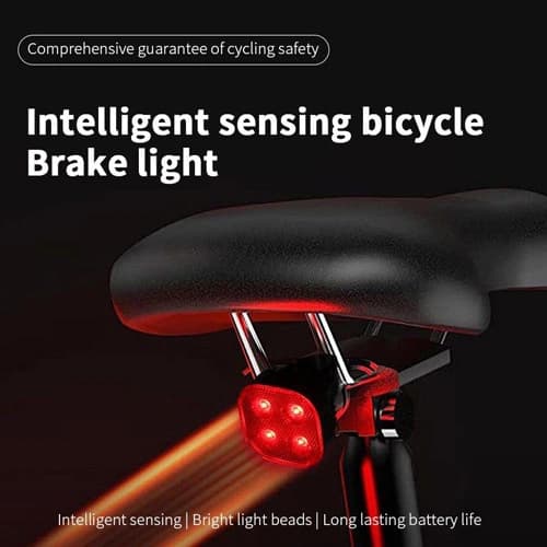 Велоліхтар FY-328S-4LED(Red) з автоматичною системою START/STOP, waterproof, Li-Ion акумулятор, ЗП Type-C — фото 4