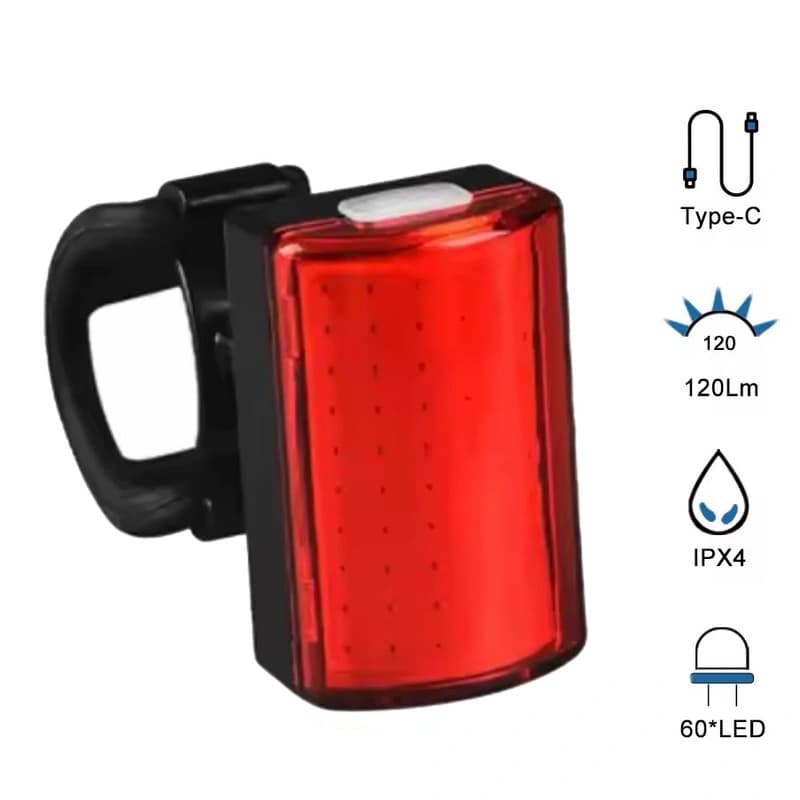 Велоліхтар MY-2105-60LED, waterproof, Li-Ion акумулятор, ЗП Type-C