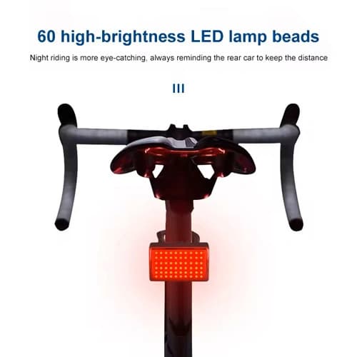 Велоліхтар MY-2105-60LED, waterproof, Li-Ion акумулятор, ЗП Type-C — фото 3