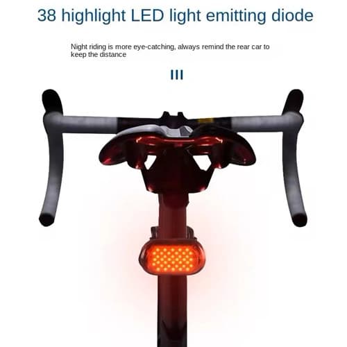 Велоліхтар MY-2106-38LED, waterproof, Li-Ion акумулятор, ЗП Type-C — фото 9