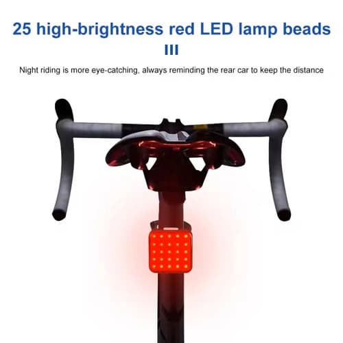 Велоліхтар MY-2107-25LED, waterproof, Li-Ion акумулятор, ЗП Type-C — фото 7