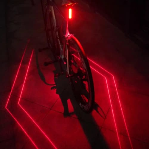 Велоліхтар LEADBIKE LD80-6LED з лазерною розміткою, waterproof, Li-Ion акумулятор, ЗП Type-C — фото 4