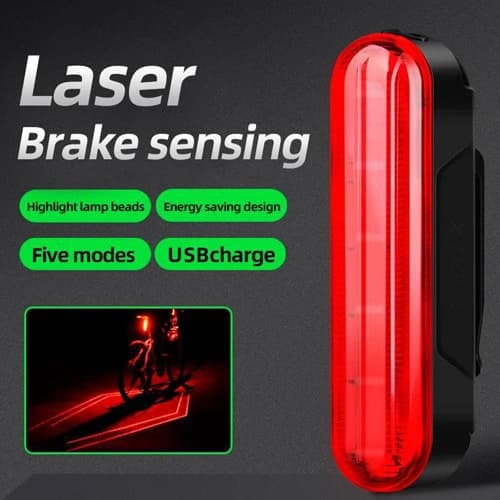 Велоліхтар LEADBIKE LD80-6LED з лазерною розміткою, waterproof, Li-Ion акумулятор, ЗП Type-C — фото 5
