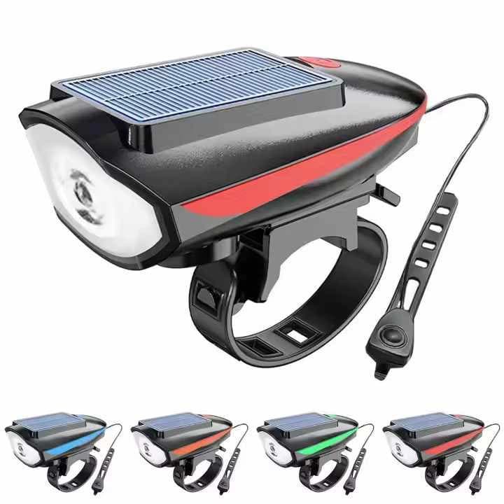 Велоліхтар із сигналом 7599/S7588, сонячна батарея, Waterproof, Li-Ion акумулятор, ЗП Type-C — фото 8
