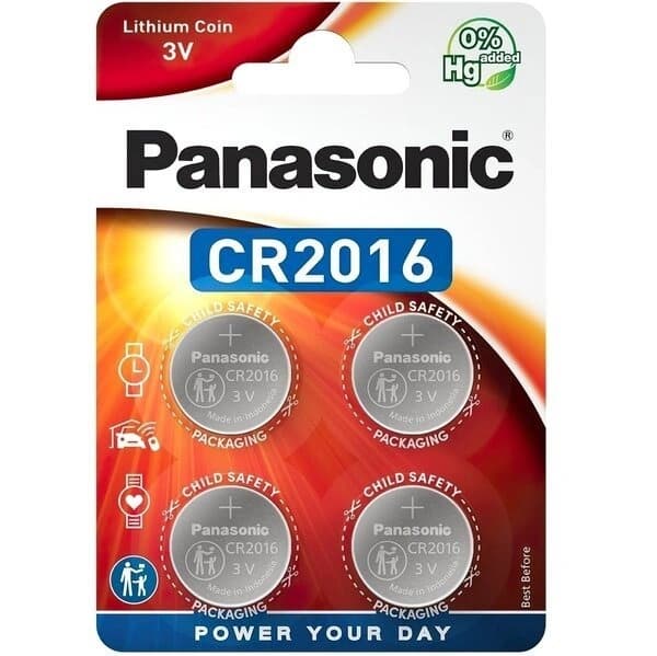 Батарейка Panasonic CR2016 /B4/P12